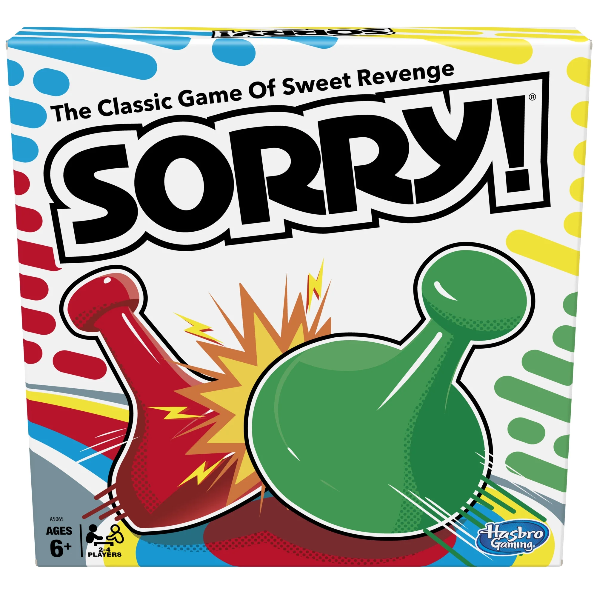 Board Game for Kids, Classic Hasbro Board Game; Each Player Gets 4 Pawns for Kids Ages 6 and Up