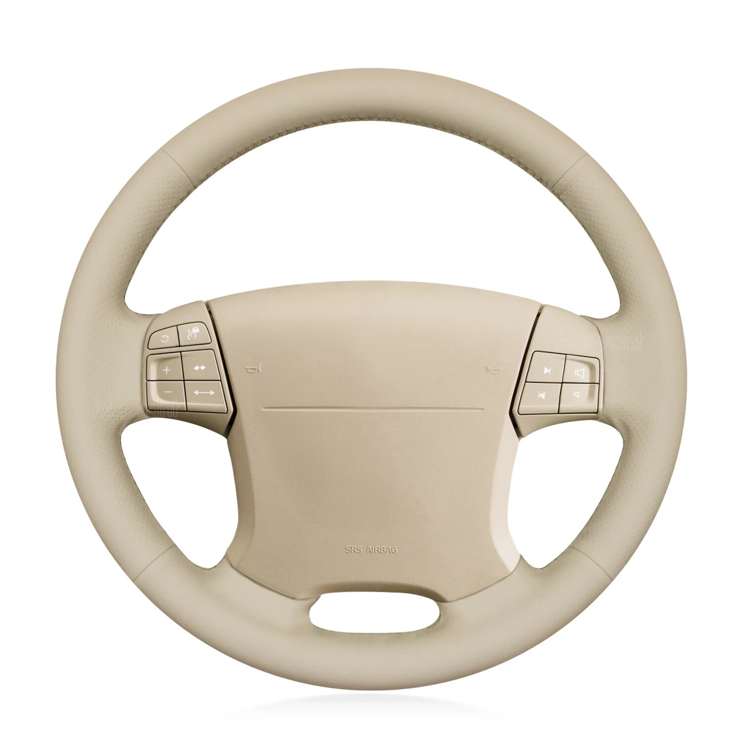 Leather Car Steering Wheel Cover for Volvo S80 2006-2009 / XC70 2007-2010 / V70