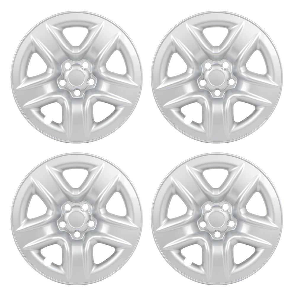 4X Wheel Skins Hub Caps Silver for 2006-2012 Toyota Rav4 with 17 Inch Wheels