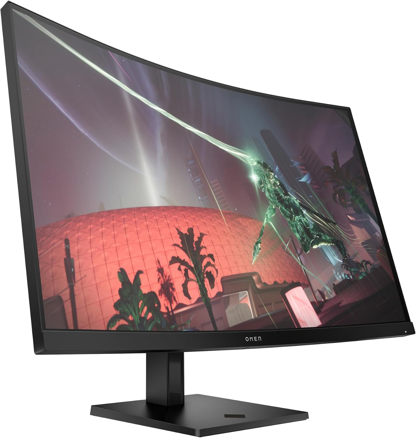 OMEN 32C QHD 165Hz Curved Gaming Monitor, QHD Display (2560 X 1440), VA Panel, 99% Srgb, 90% DCI-P3, 16:9, AMD Freesync Premium Technology, 32C (2023)