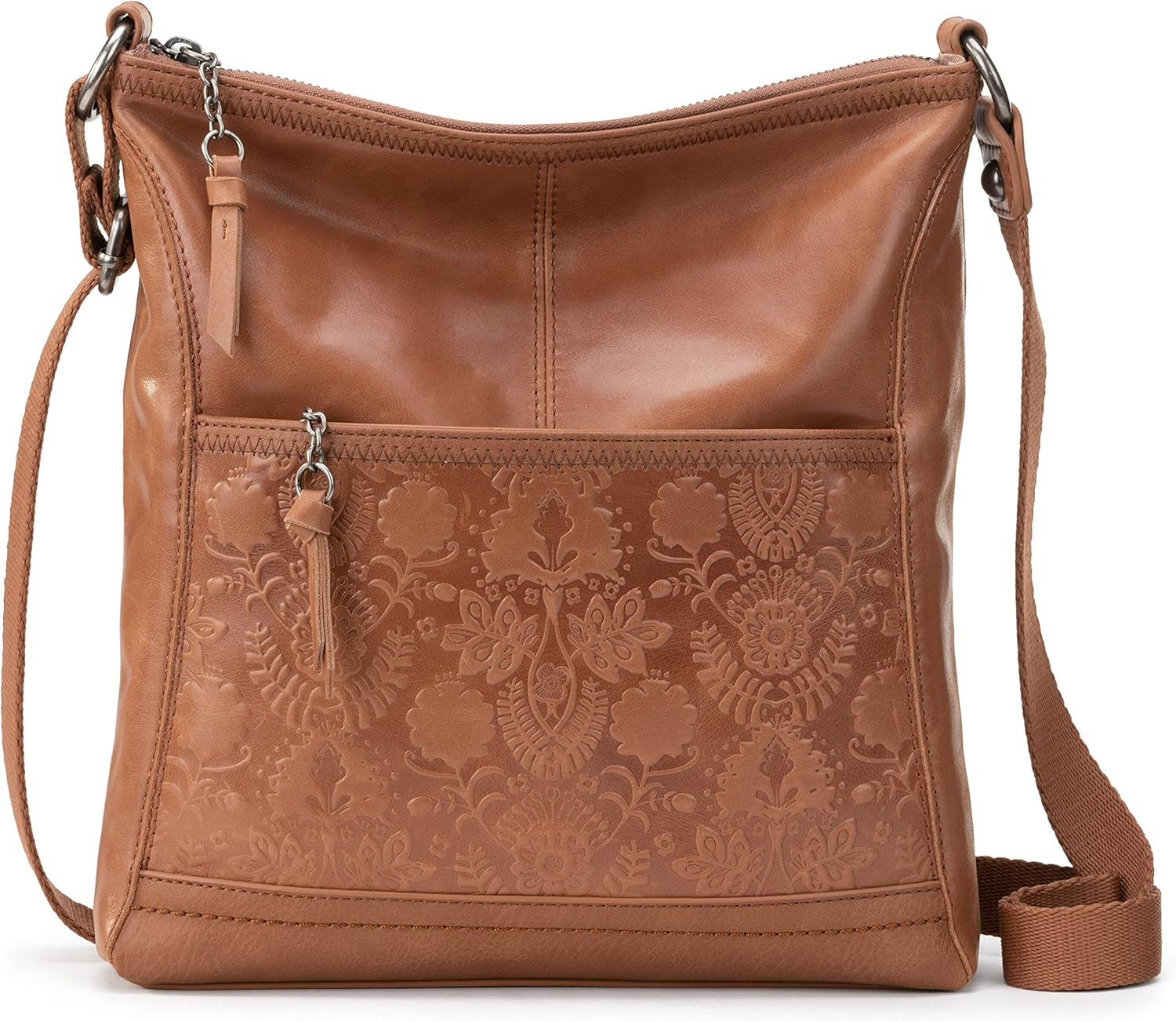 Iris Leather Crossbody Purse - Women'S Handbag for Everyday & Travel - Cross Body Bag with Zipper Closure