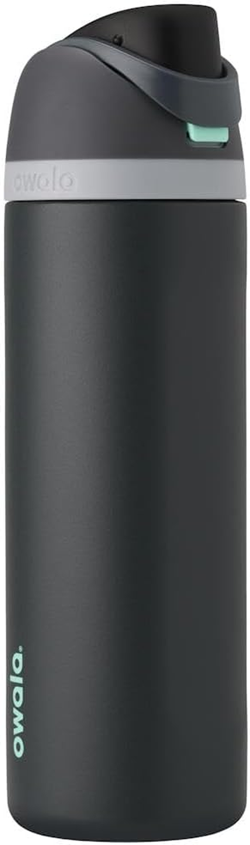 Freesip Insulated Stainless Steel Water Bottle with Straw for Sports and Travel, Bpa-Free, 24Oz, Foggy Tide