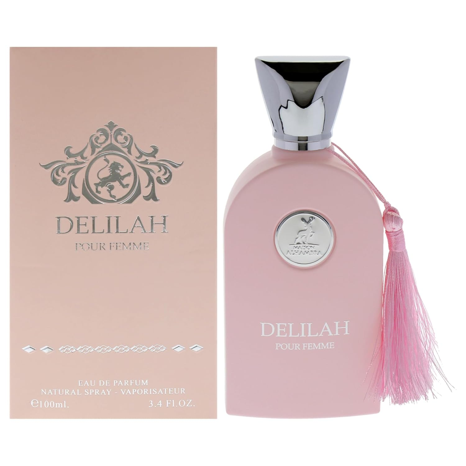 Maison Alhambra Delilah Pour Femme Eau De Parfum Spray for Women, 3.4 Ounce / 100 Ml