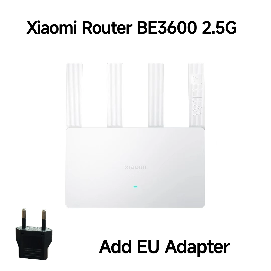 Original  Router BE3600 New Wifi7 2.5G Ethernet Port 3600 Mbps Ultra Fast Networkspeed Work with Mi Home APP for Home