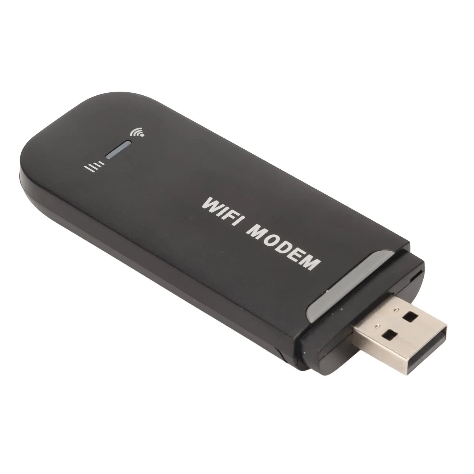 4G Wifi Router Black up to 10 Users Stable Easy Connection USB Plug and Play 4G LTE Router for Hotspot Micro SIM Card Phone PC